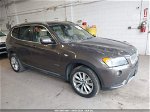 2013 Bmw X3 Xdrive28i Коричневый vin: 5UXWX9C56D0A21010