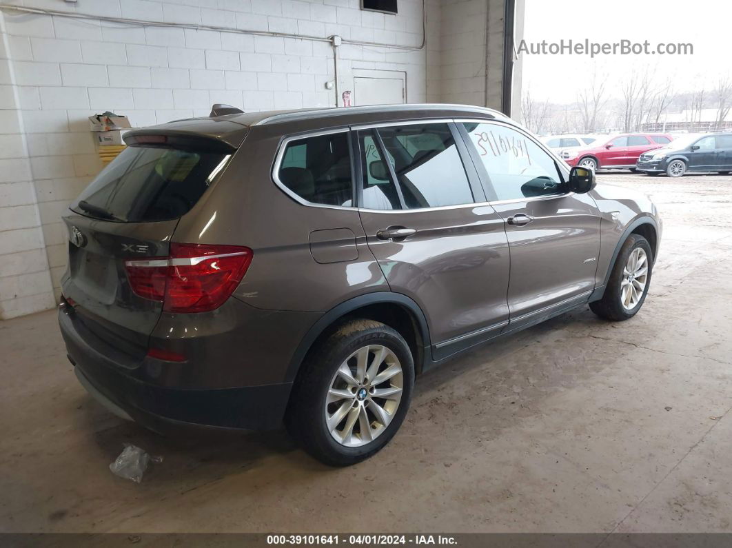 2013 Bmw X3 Xdrive28i Brown vin: 5UXWX9C56D0A21010