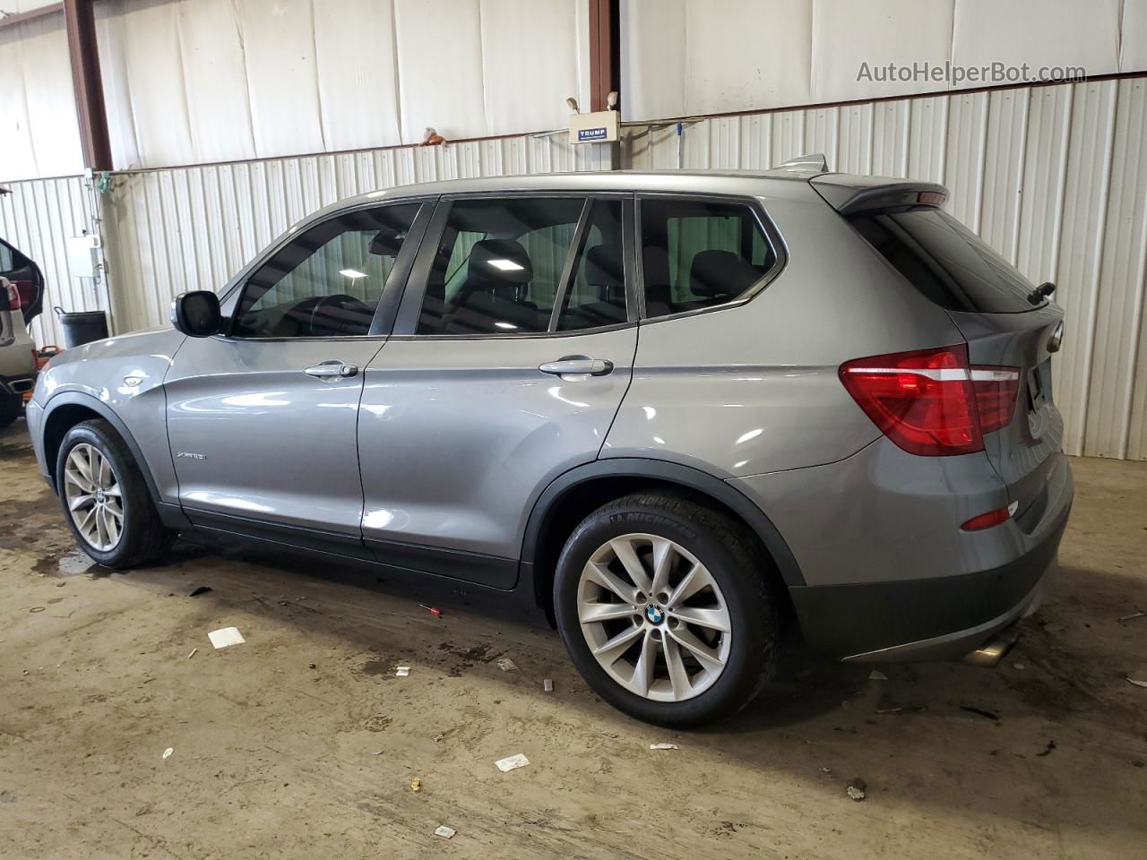 2013 Bmw X3 Xdrive28i Gray vin: 5UXWX9C56D0A28099