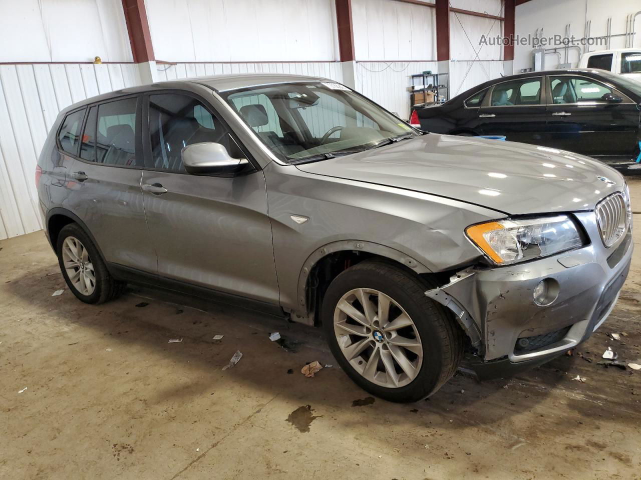 2013 Bmw X3 Xdrive28i Gray vin: 5UXWX9C56D0A28099