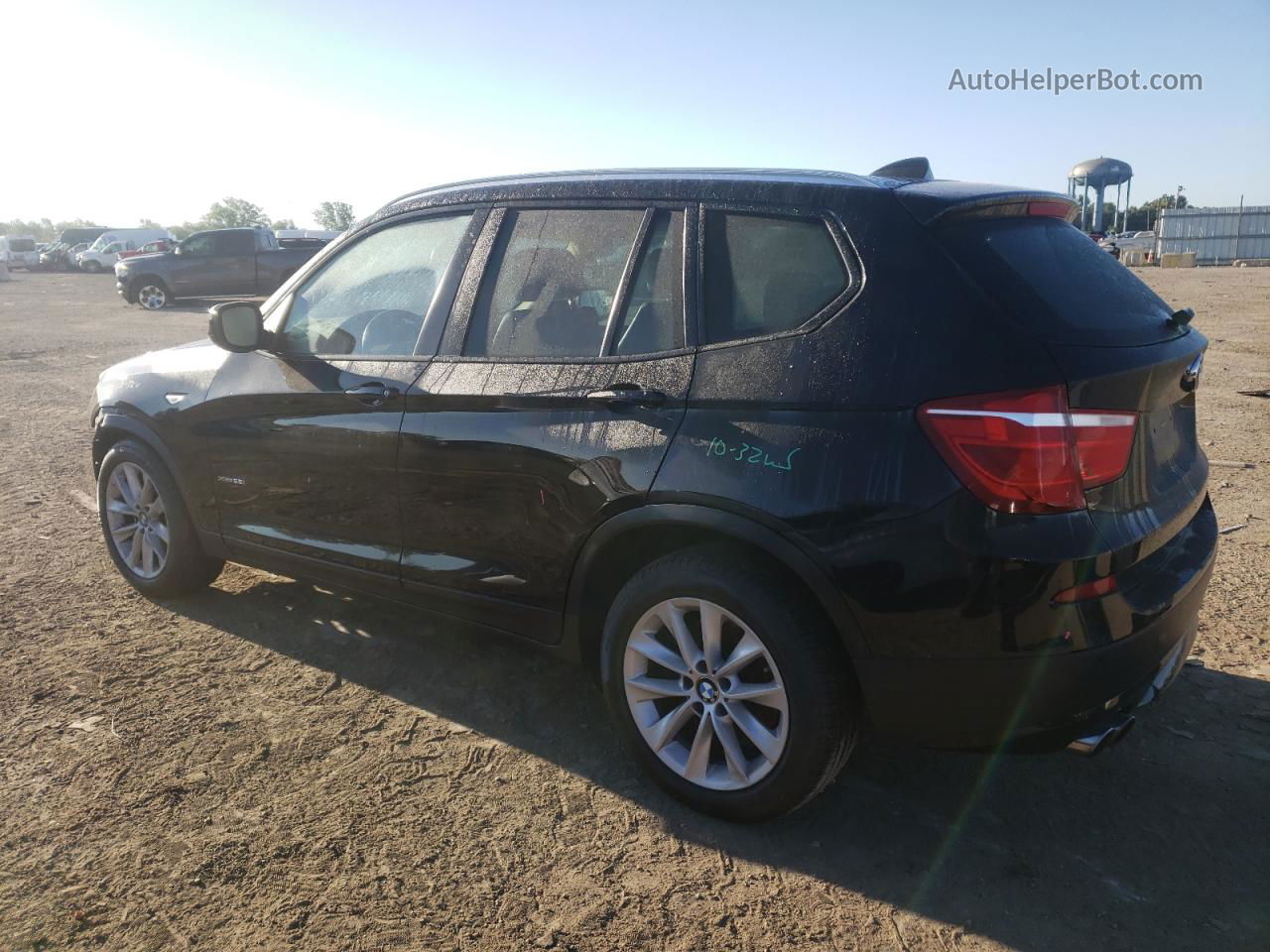 2013 Bmw X3 Xdrive28i Black vin: 5UXWX9C56D0A30936