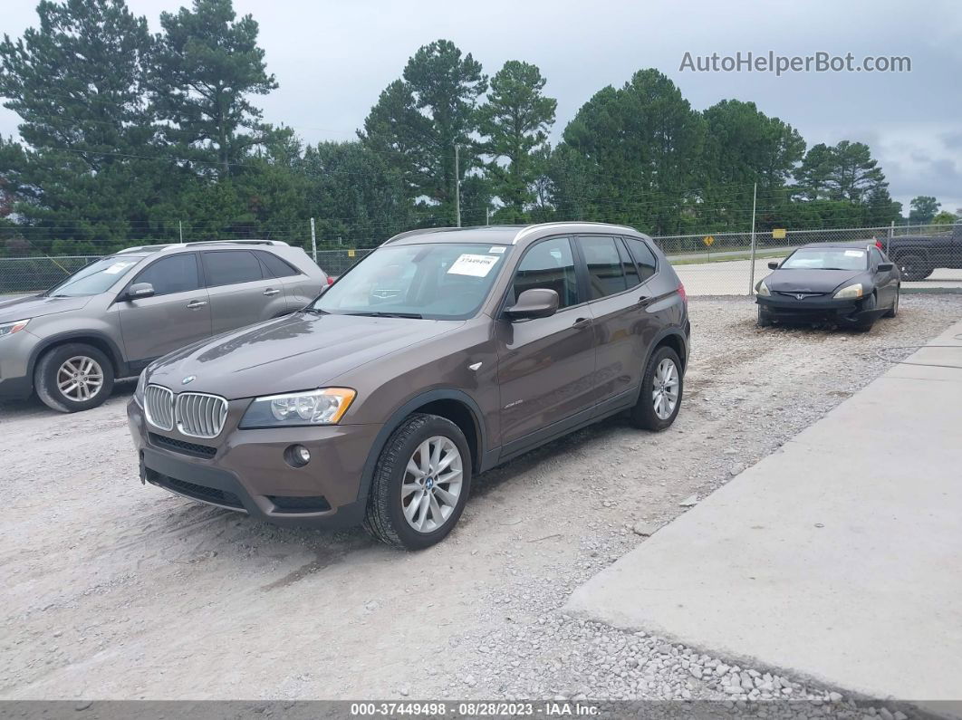 2013 Bmw X3 Xdrive28i Brown vin: 5UXWX9C56D0D06127