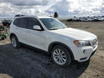 2013 Bmw X3 Xdrive28i White vin: 5UXWX9C56D0D08315