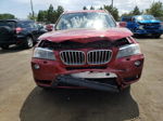 2014 Bmw X3 Xdrive28i Maroon vin: 5UXWX9C56E0D31689