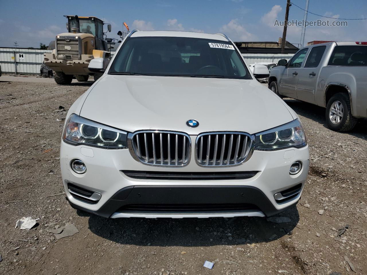 2016 Bmw X3 Xdrive28i White vin: 5UXWX9C56G0D65831