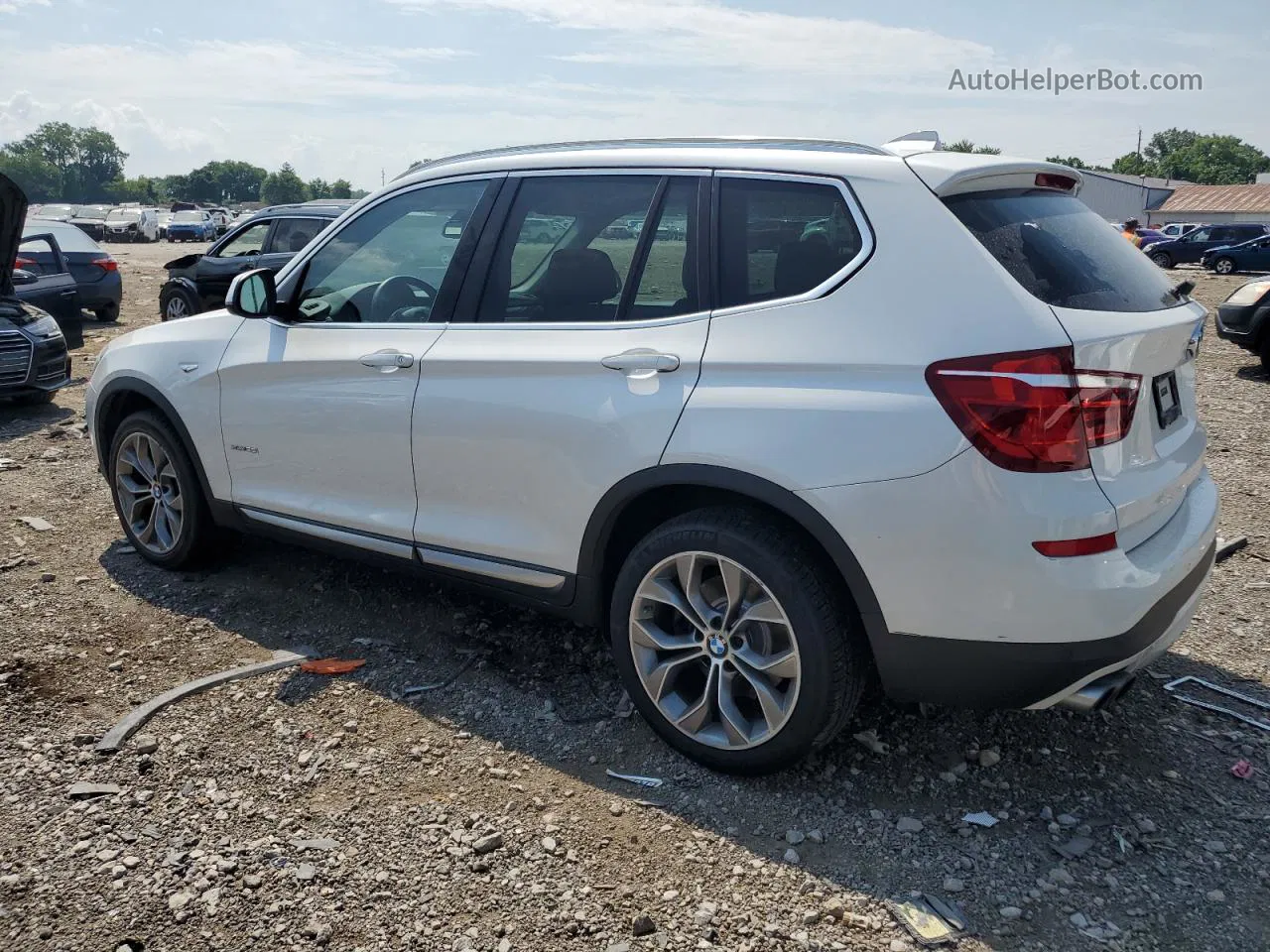 2016 Bmw X3 Xdrive28i White vin: 5UXWX9C56G0D65831