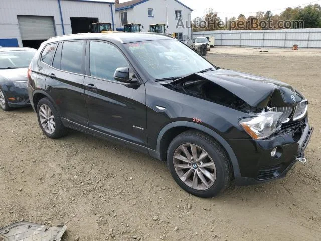 2016 Bmw X3 Xdrive28i Black vin: 5UXWX9C56G0D71466