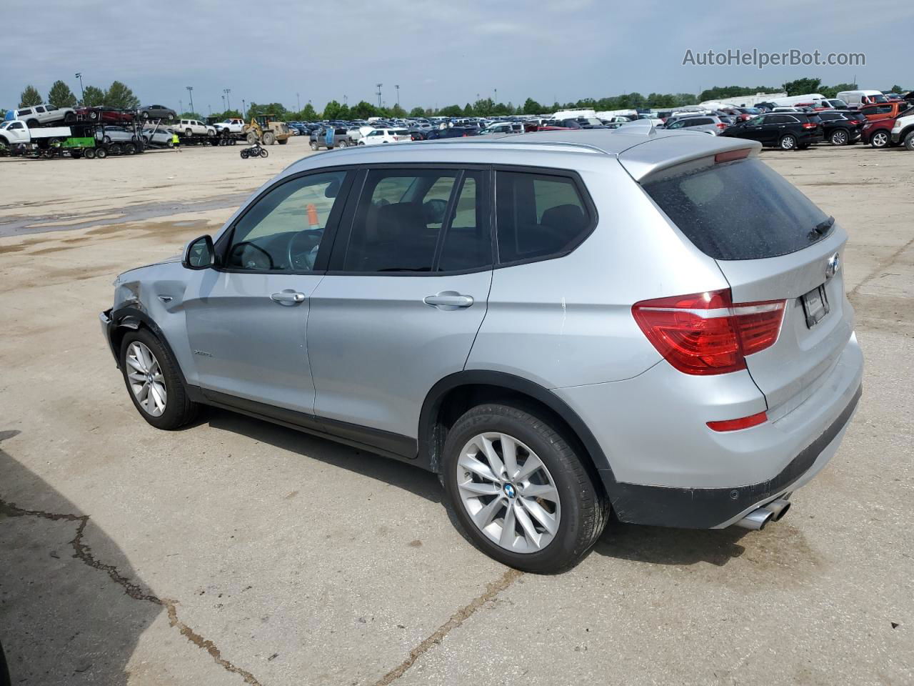 2016 Bmw X3 Xdrive28i Gray vin: 5UXWX9C56G0D78594