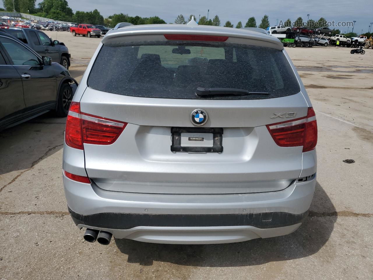 2016 Bmw X3 Xdrive28i Gray vin: 5UXWX9C56G0D78594