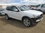 2016 Bmw X3 Xdrive28i White vin: 5UXWX9C56G0D81589