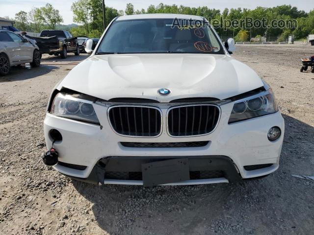 2013 Bmw X3 Xdrive28i White vin: 5UXWX9C57D0A09982