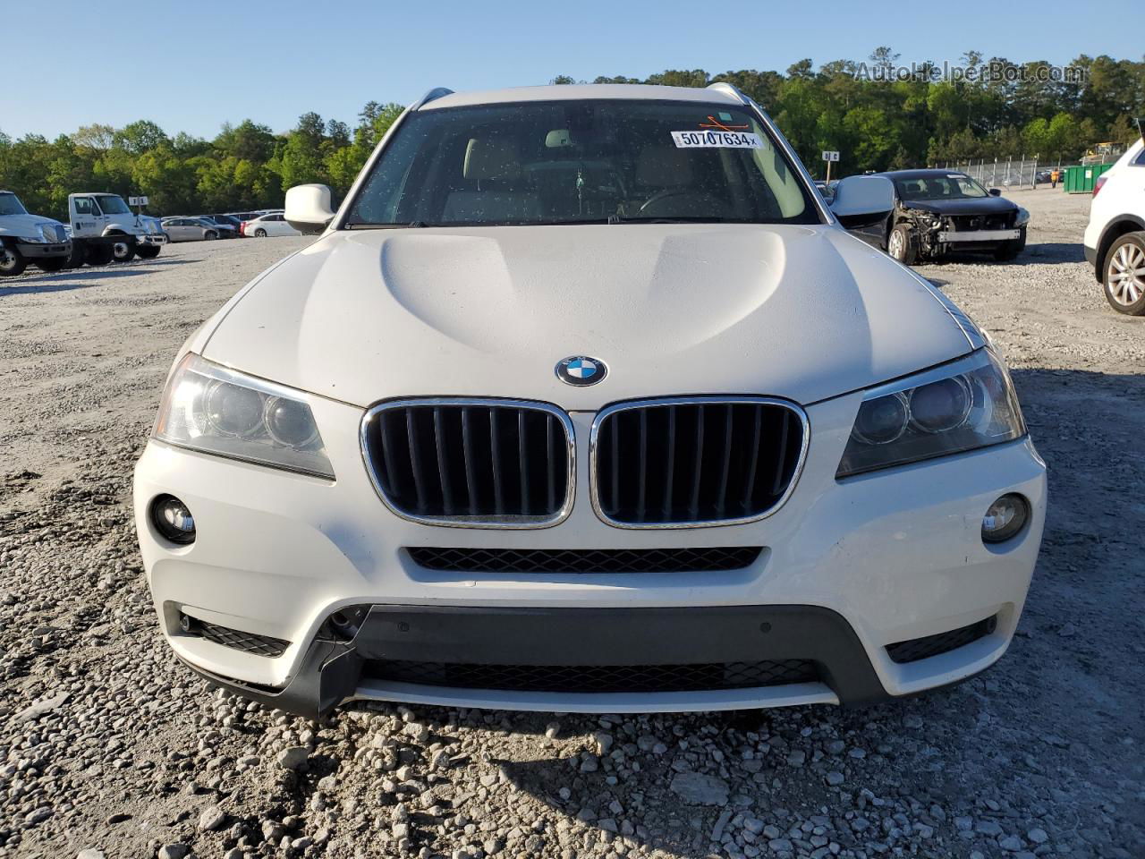 2013 Bmw X3 Xdrive28i Белый vin: 5UXWX9C57D0A10811