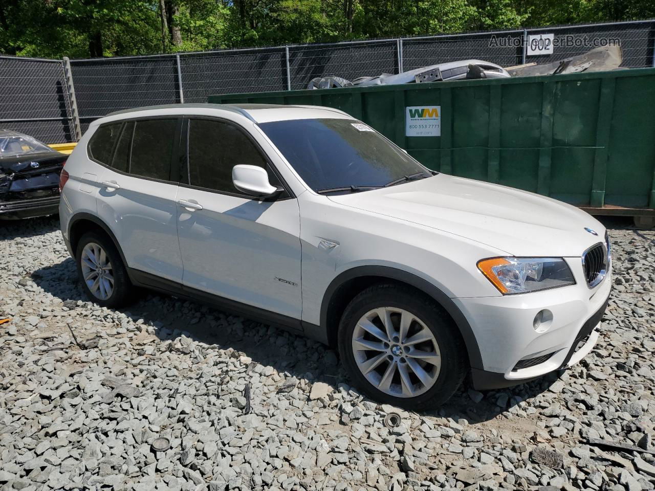 2013 Bmw X3 Xdrive28i Белый vin: 5UXWX9C57D0A11487