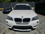 2013 Bmw X3 Xdrive28i White vin: 5UXWX9C57D0A11487