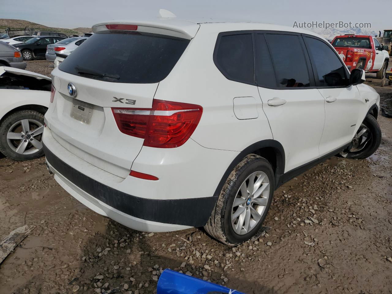 2013 Bmw X3 Xdrive28i Белый vin: 5UXWX9C57D0A22912