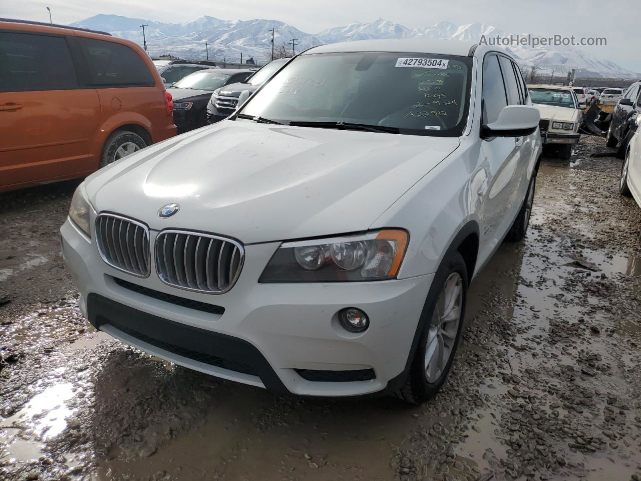 2013 Bmw X3 Xdrive28i Белый vin: 5UXWX9C57D0A22912