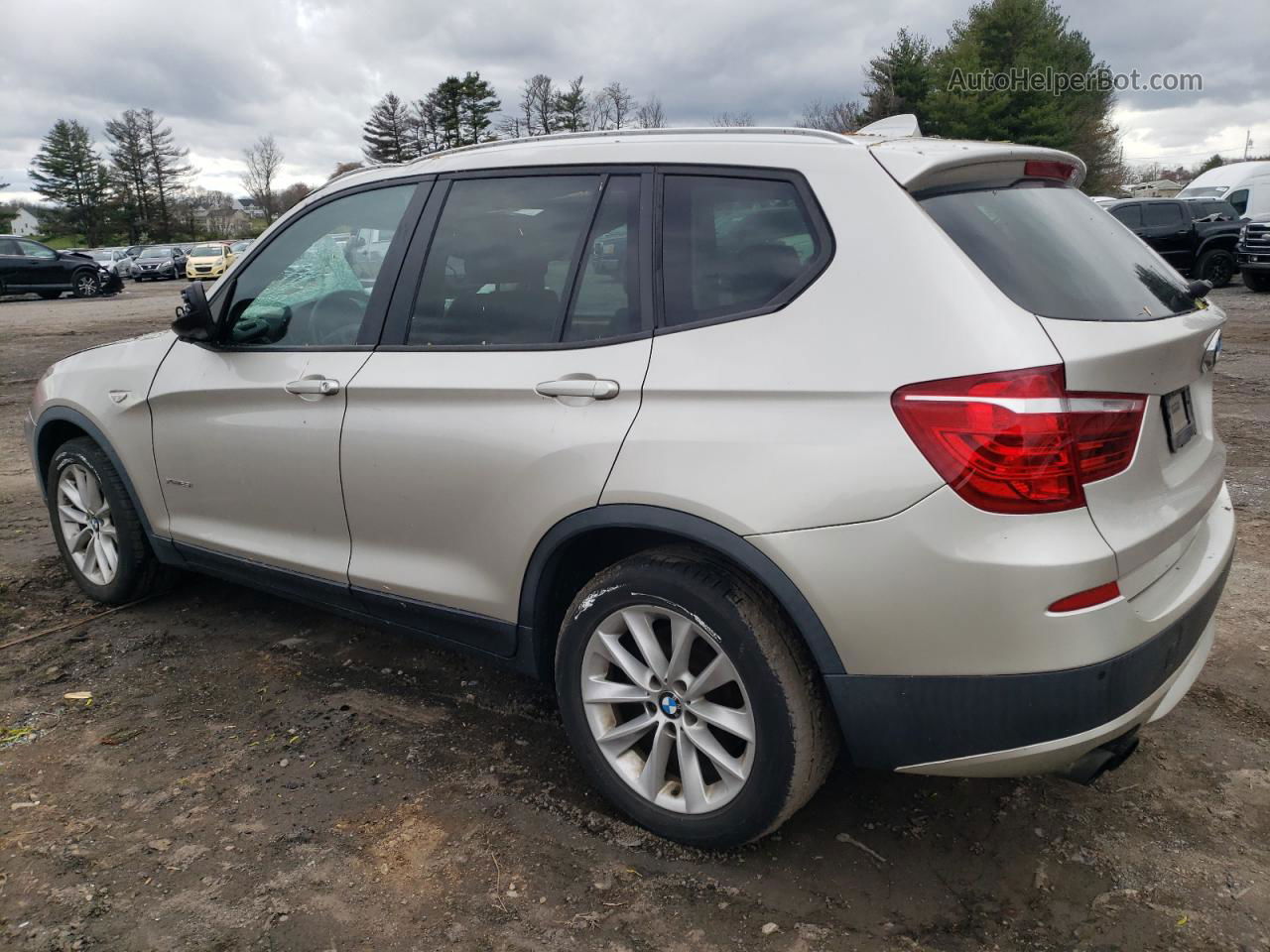 2013 Bmw X3 Xdrive28i Серебряный vin: 5UXWX9C57D0A23932