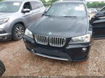 2013 Bmw X3 Xdrive28i Black vin: 5UXWX9C57D0A32176