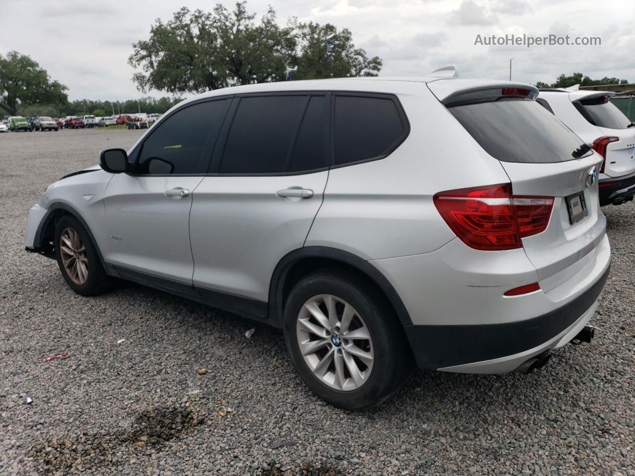 2013 Bmw X3 Xdrive28i Silver vin: 5UXWX9C57D0D08565