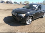 2013 Bmw X3 Xdrive28i Black vin: 5UXWX9C57D0D09117