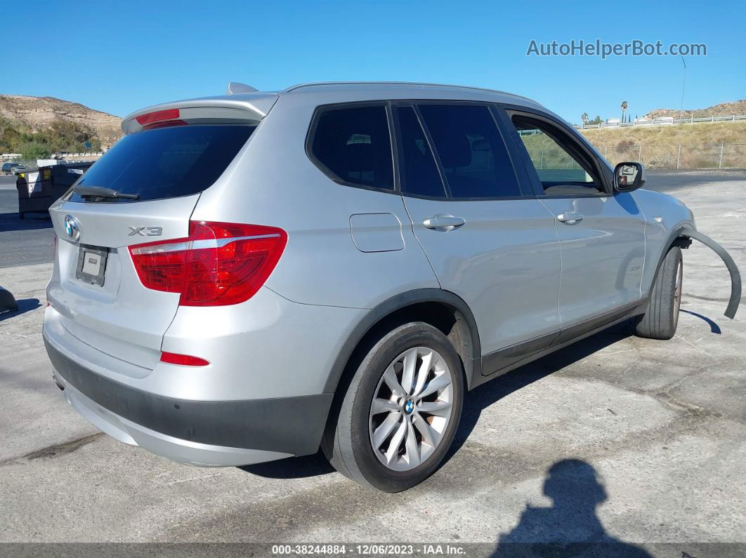 2014 Bmw X3 Xdrive28i White vin: 5UXWX9C57E0D10155