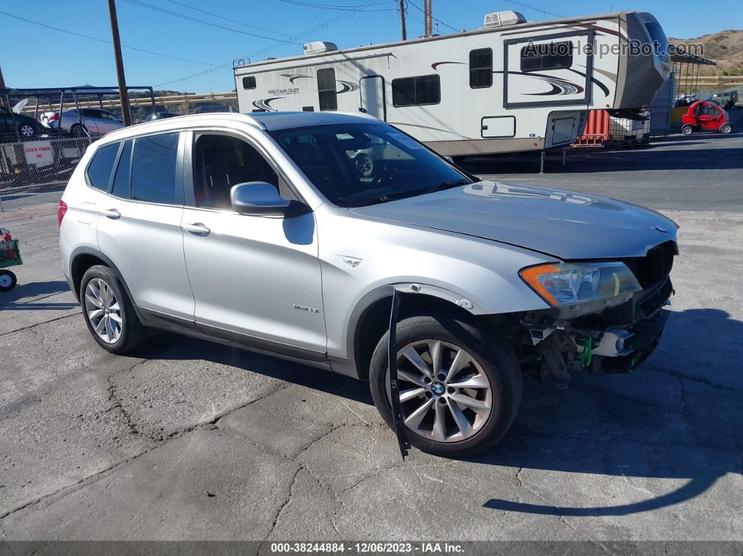 2014 Bmw X3 Xdrive28i White vin: 5UXWX9C57E0D10155