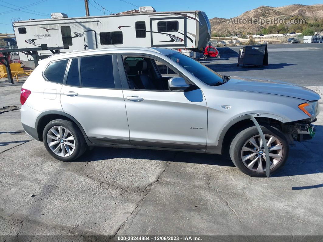 2014 Bmw X3 Xdrive28i White vin: 5UXWX9C57E0D10155