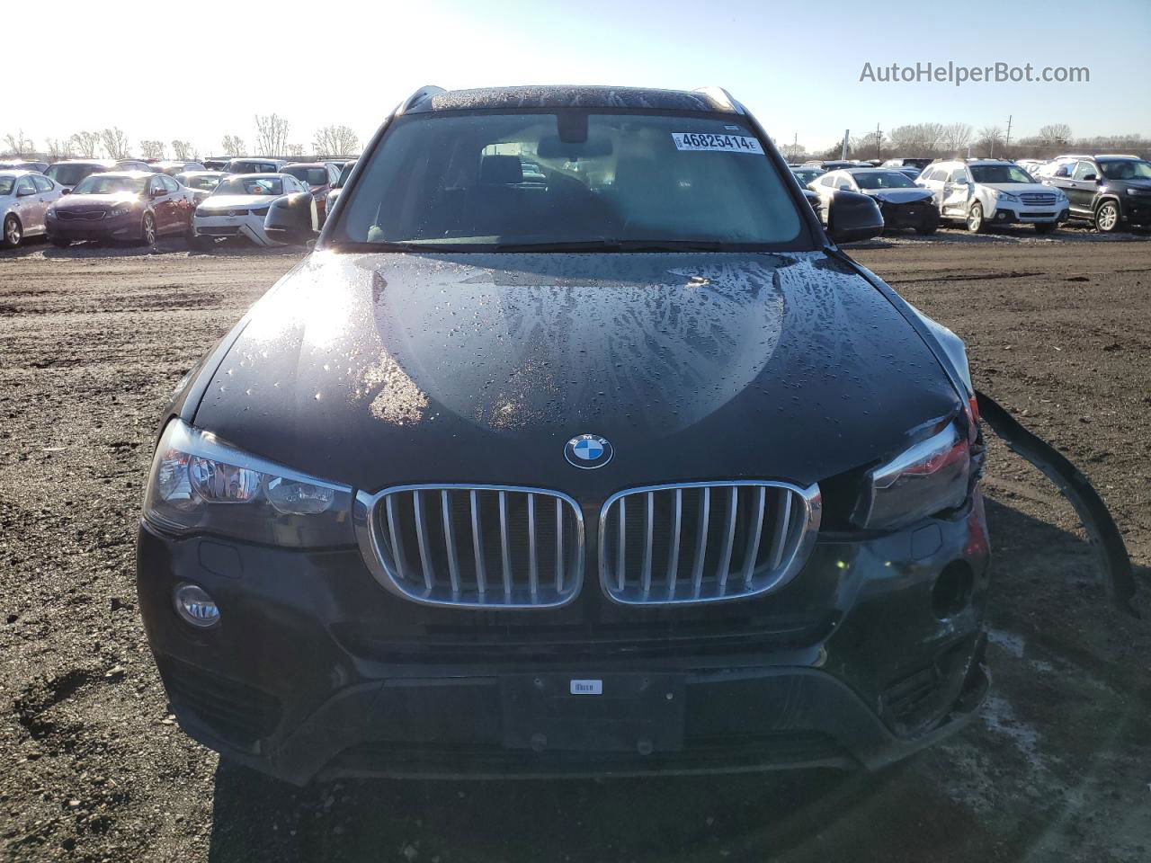 2016 Bmw X3 Xdrive28i Black vin: 5UXWX9C57G0D63246