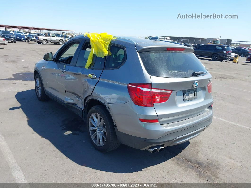 2016 Bmw X3 Xdrive28i Gray vin: 5UXWX9C57G0D67488