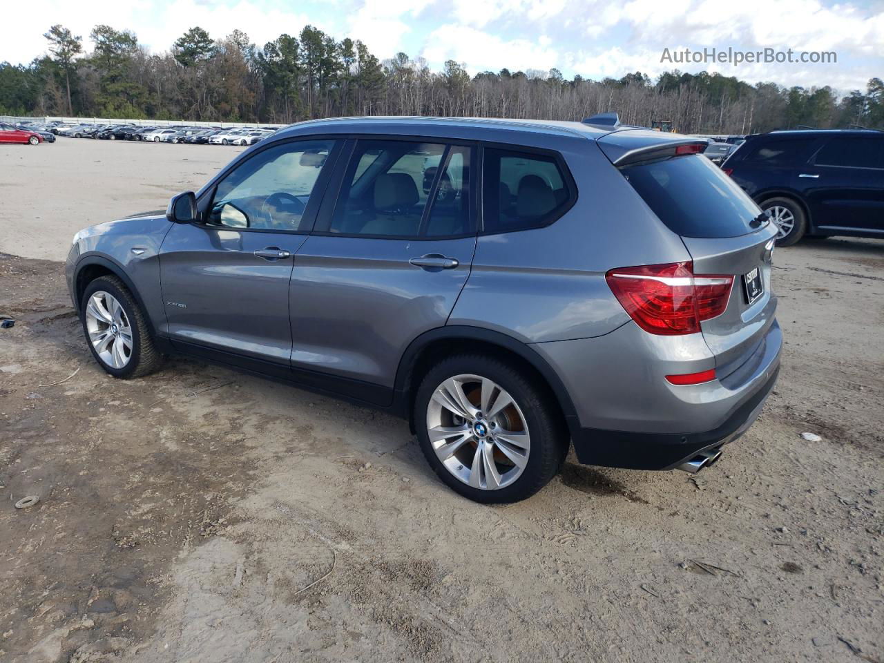 2016 Bmw X3 Xdrive28i Gray vin: 5UXWX9C57G0D71542