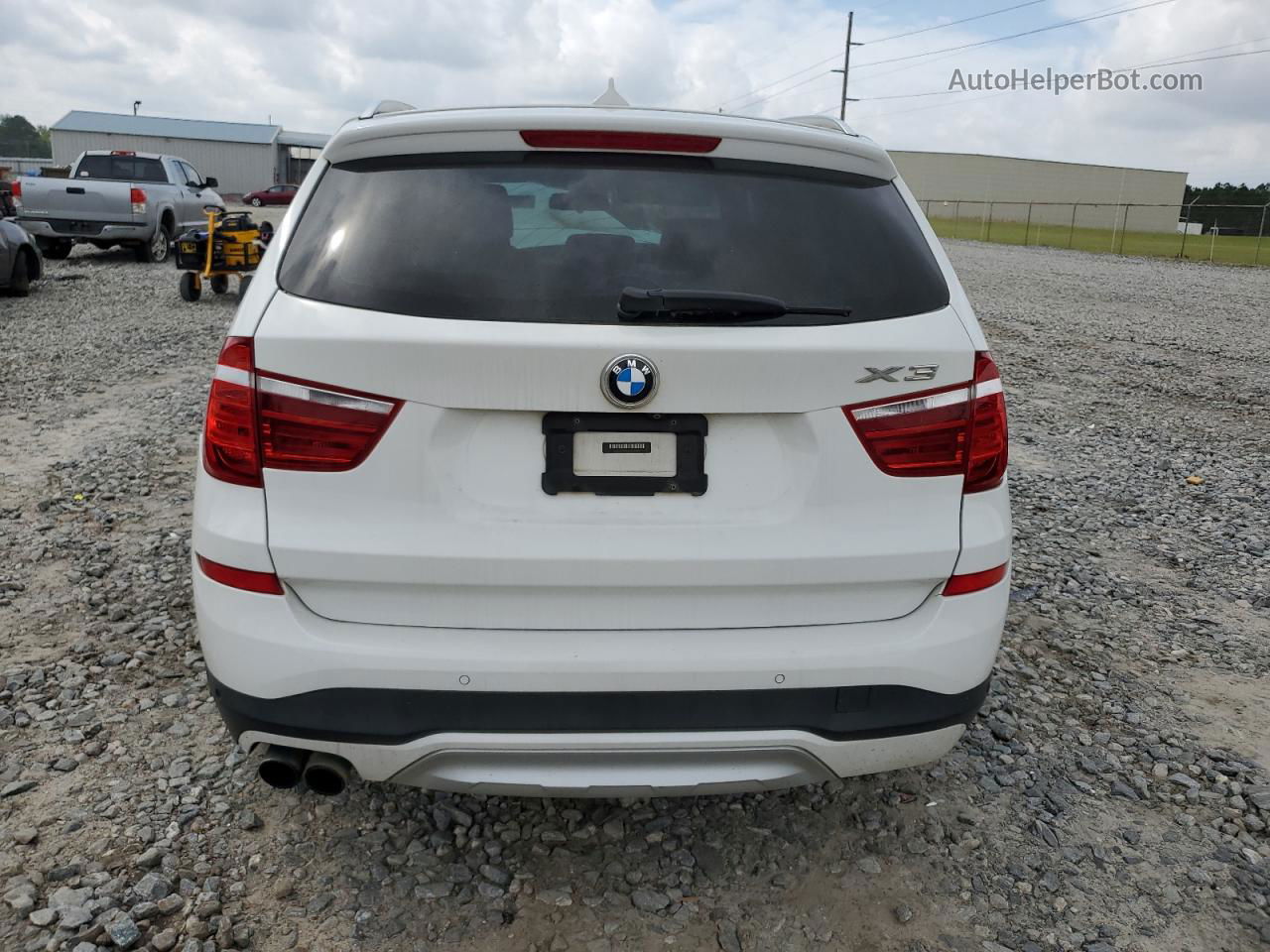 2016 Bmw X3 Xdrive28i Белый vin: 5UXWX9C57G0D76787