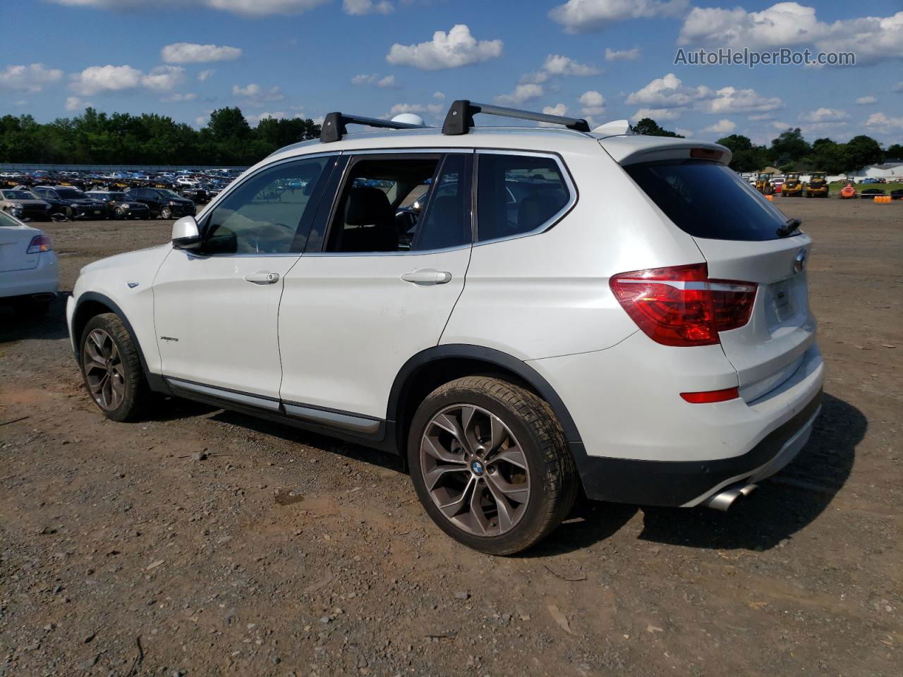 2016 Bmw X3 Xdrive28i White vin: 5UXWX9C57G0D78295