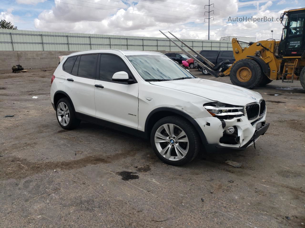 2016 Bmw X3 Xdrive28i White vin: 5UXWX9C57G0D83433