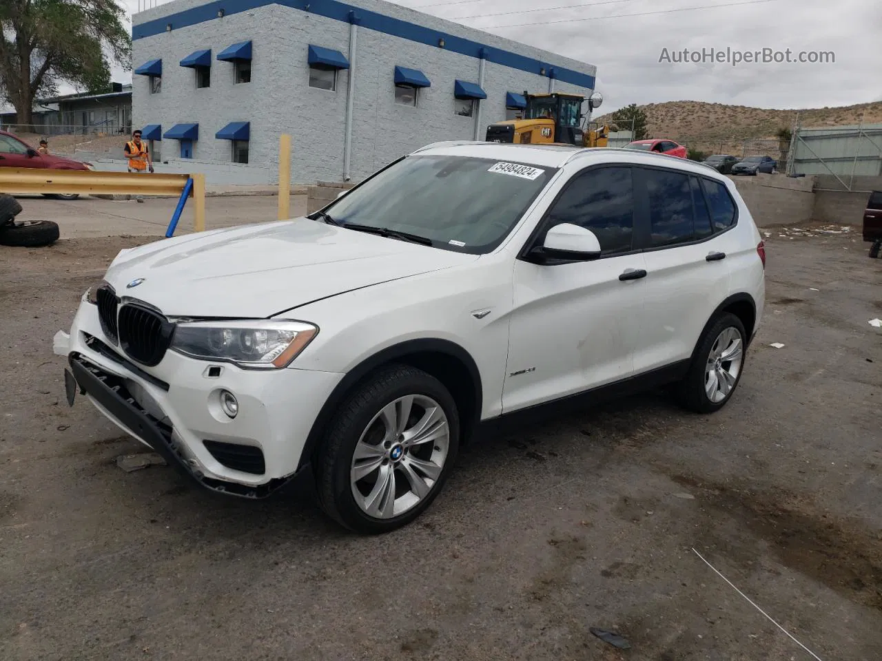 2016 Bmw X3 Xdrive28i White vin: 5UXWX9C57G0D83433