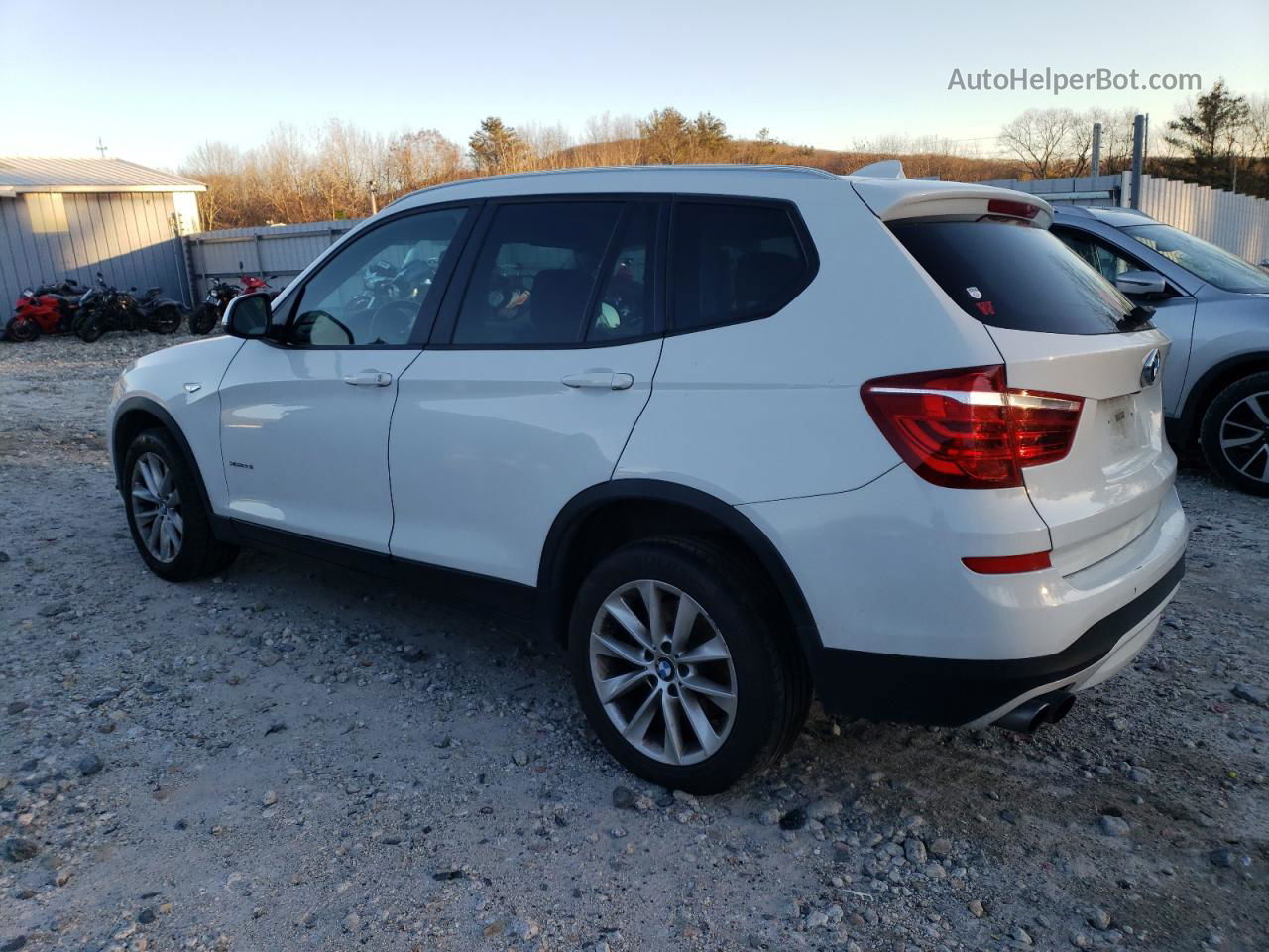 2016 Bmw X3 Xdrive28i White vin: 5UXWX9C57G0D87322