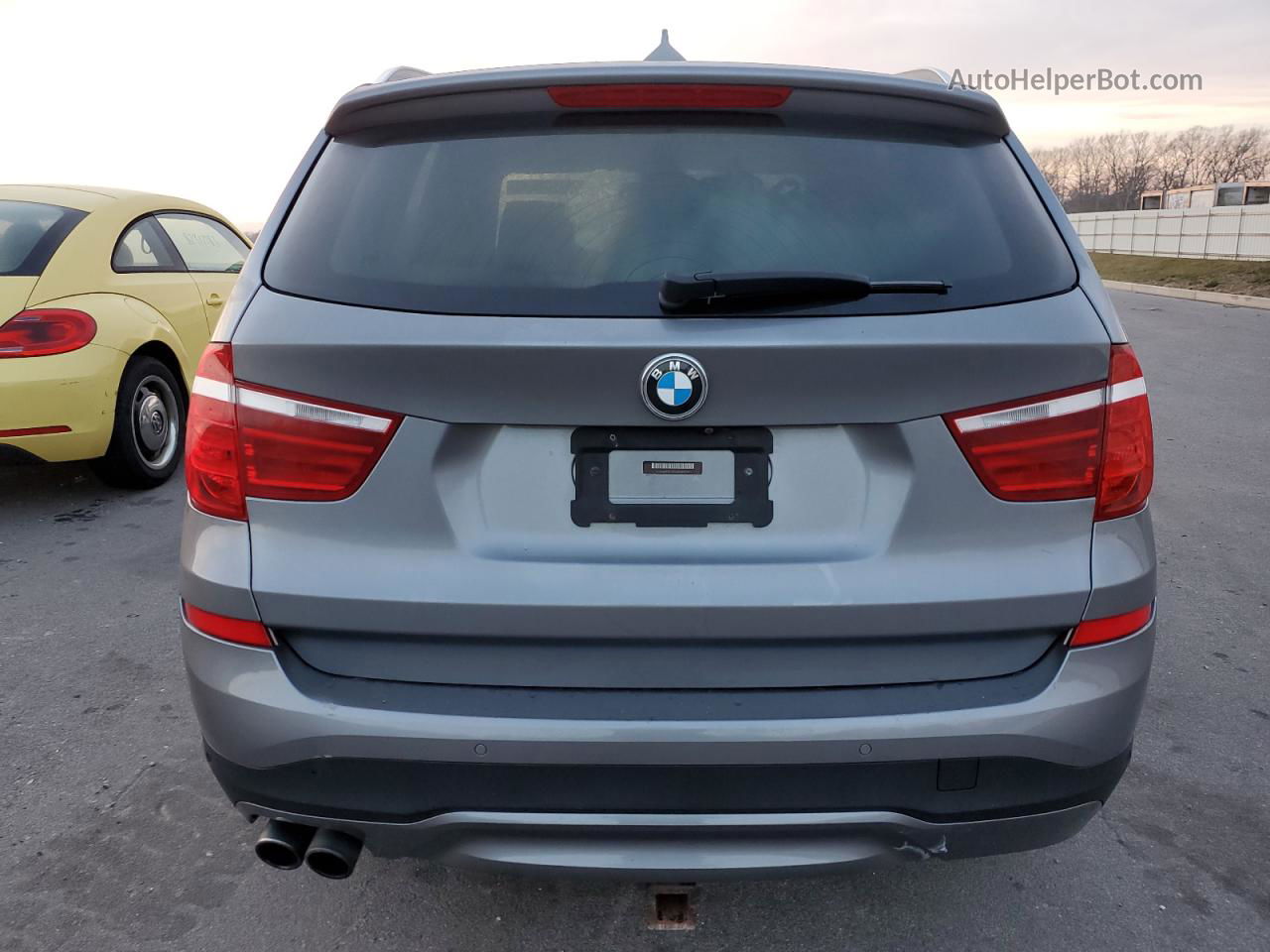 2016 Bmw X3 Xdrive28i Серый vin: 5UXWX9C57G0D89359