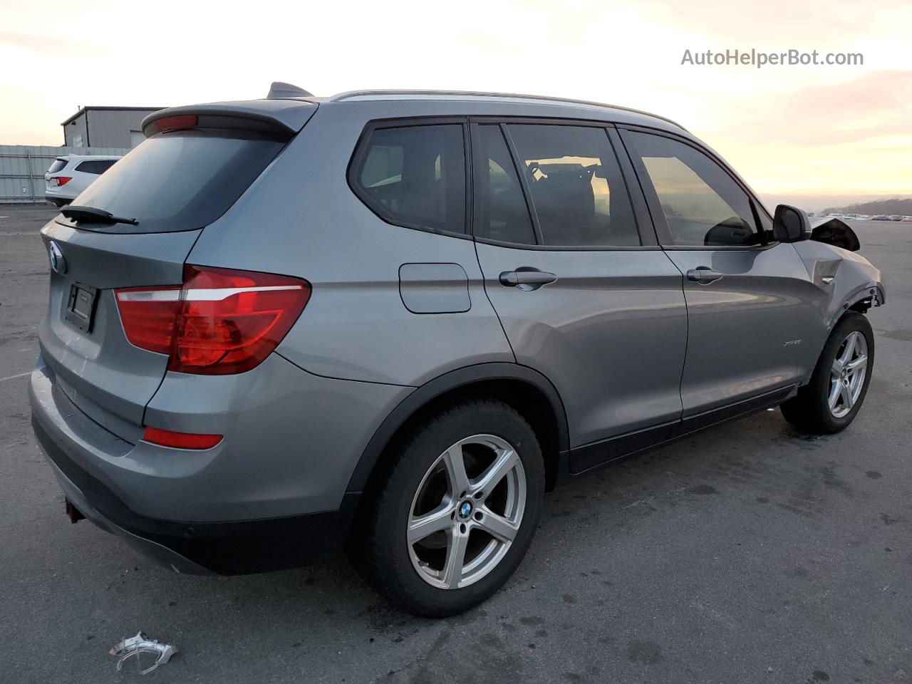 2016 Bmw X3 Xdrive28i Серый vin: 5UXWX9C57G0D89359