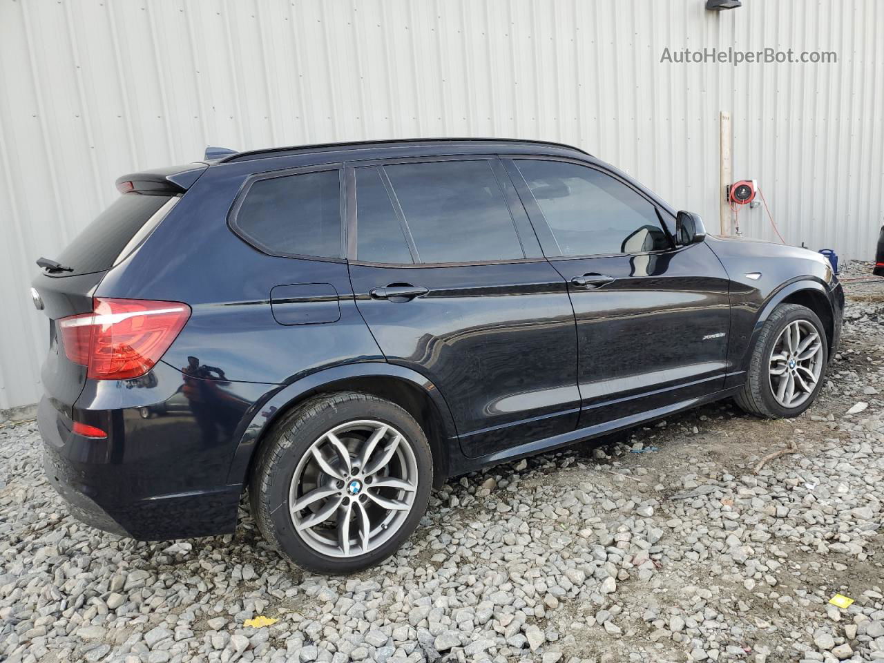 2016 Bmw X3 Xdrive28i Blue vin: 5UXWX9C57G0D89782