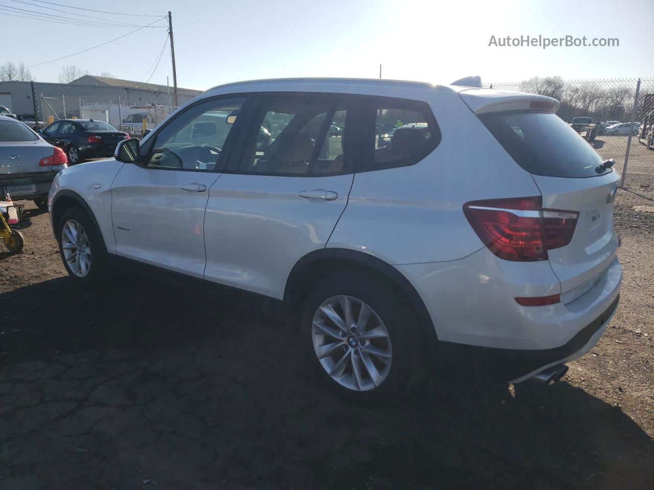 2016 Bmw X3 Xdrive28i White vin: 5UXWX9C57G0D90088