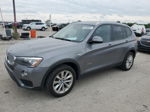 2016 Bmw X3 Xdrive28i Gray vin: 5UXWX9C57G0D91581