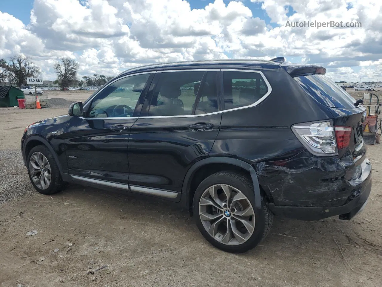 2016 Bmw X3 Xdrive28i Black vin: 5UXWX9C57G0D92293