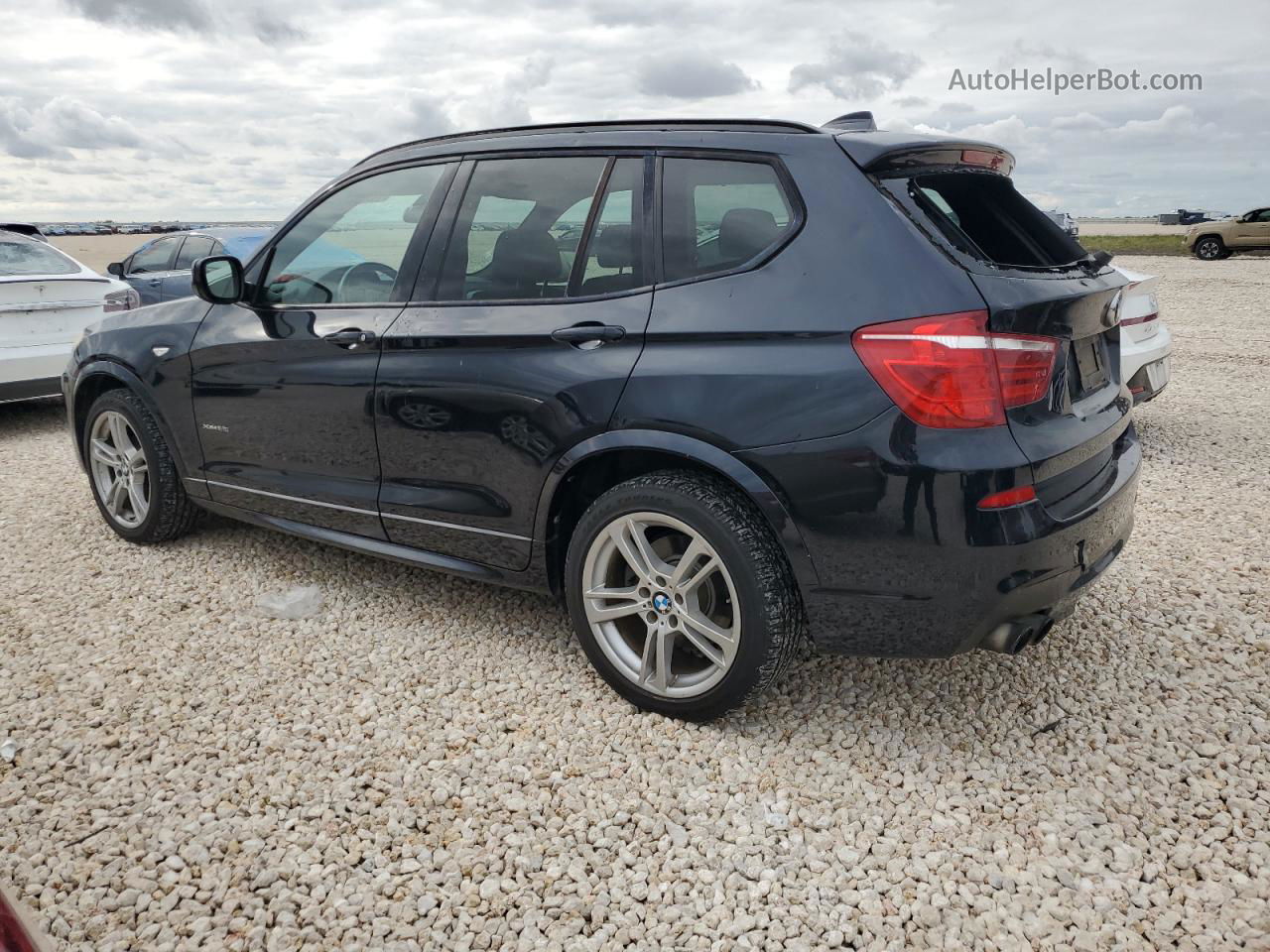 2013 Bmw X3 Xdrive28i Black vin: 5UXWX9C58D0A15077