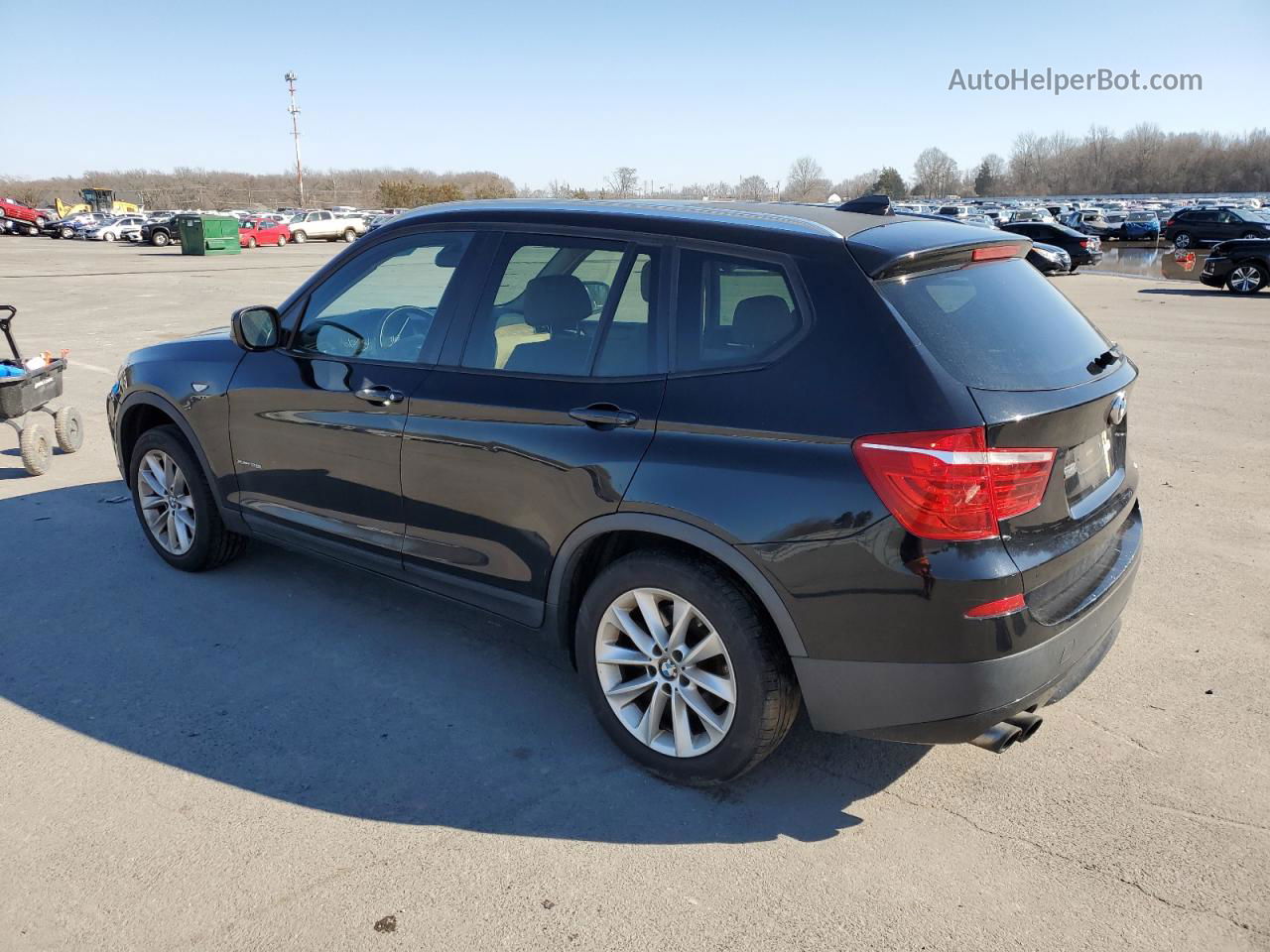 2013 Bmw X3 Xdrive28i Black vin: 5UXWX9C58D0A16598