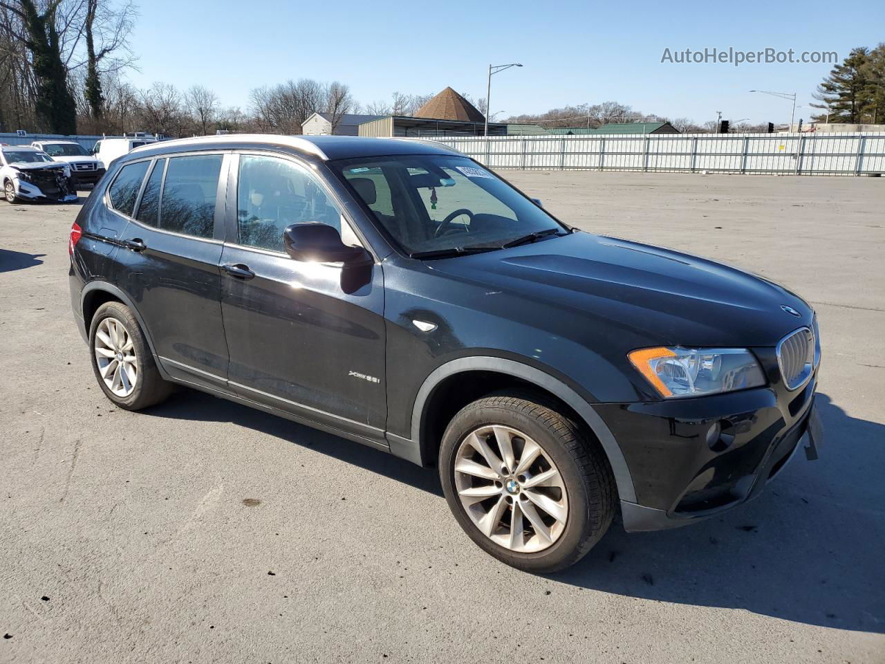 2013 Bmw X3 Xdrive28i Black vin: 5UXWX9C58D0A16598