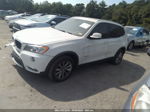 2013 Bmw X3 Xdrive28i White vin: 5UXWX9C58D0A22157