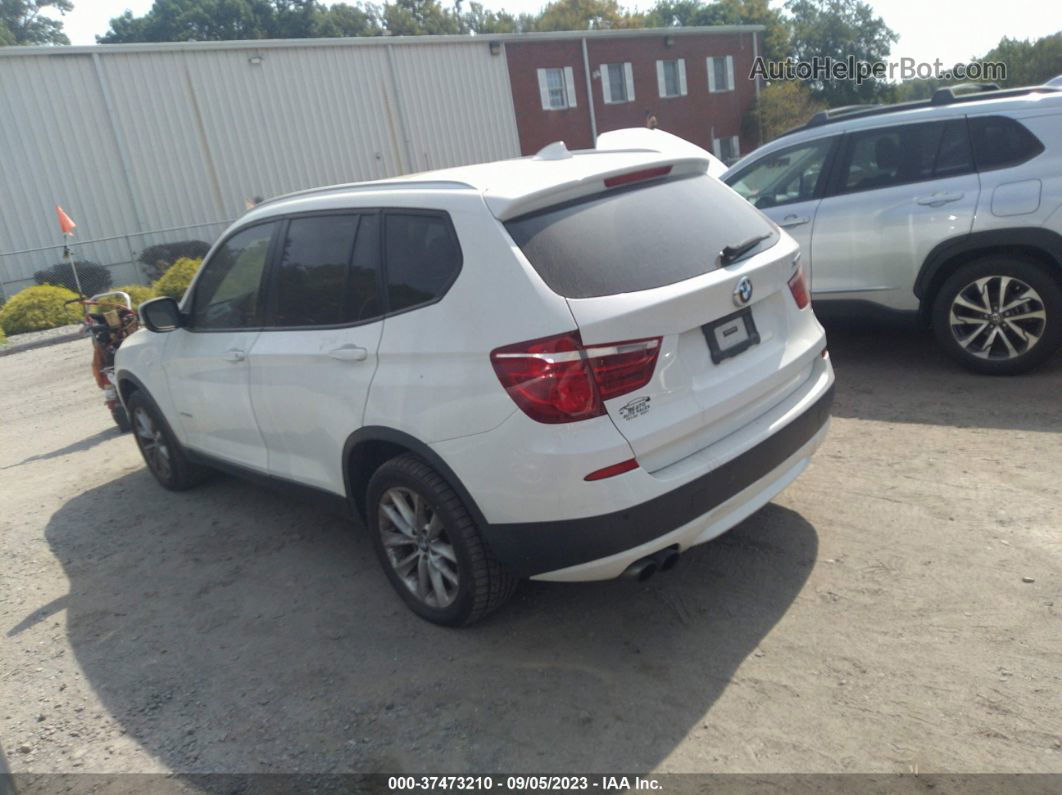 2013 Bmw X3 Xdrive28i White vin: 5UXWX9C58D0A22157