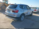 2013 Bmw X3 Xdrive28i Silver vin: 5UXWX9C58D0D04962