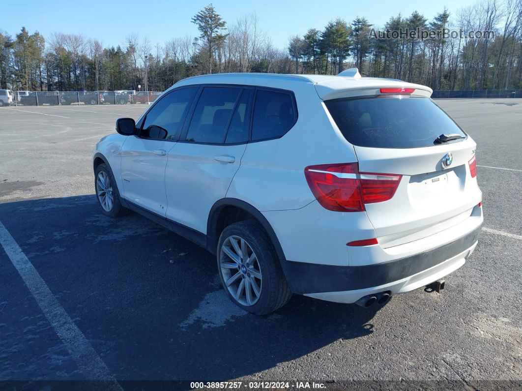 2013 Bmw X3 Xdrive28i Белый vin: 5UXWX9C58D0D06422