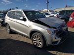 2016 Bmw X3 Xdrive28i Silver vin: 5UXWX9C58G0D67791