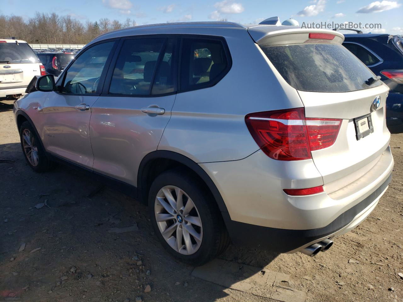 2016 Bmw X3 Xdrive28i Серебряный vin: 5UXWX9C58G0D67791